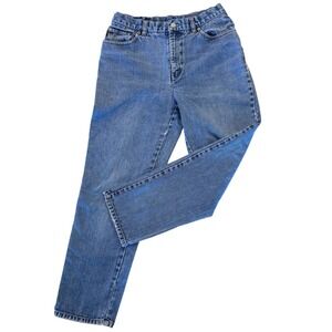 VTG Lauren Jeans Co Ralph Lauren Womens Blue Denim‎ Straight Leg Jeans Size 8